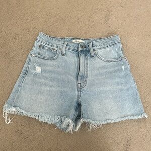 Madewell High Rise Denim Shorts